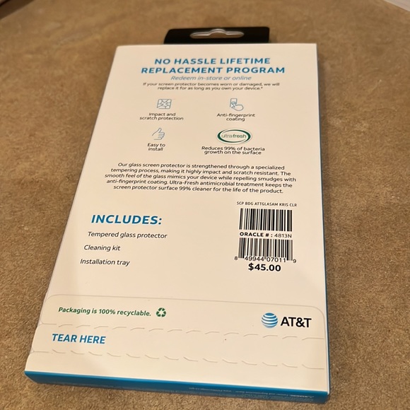 AT&T Tempered Glass Screen Protector - Picture 2 of 2